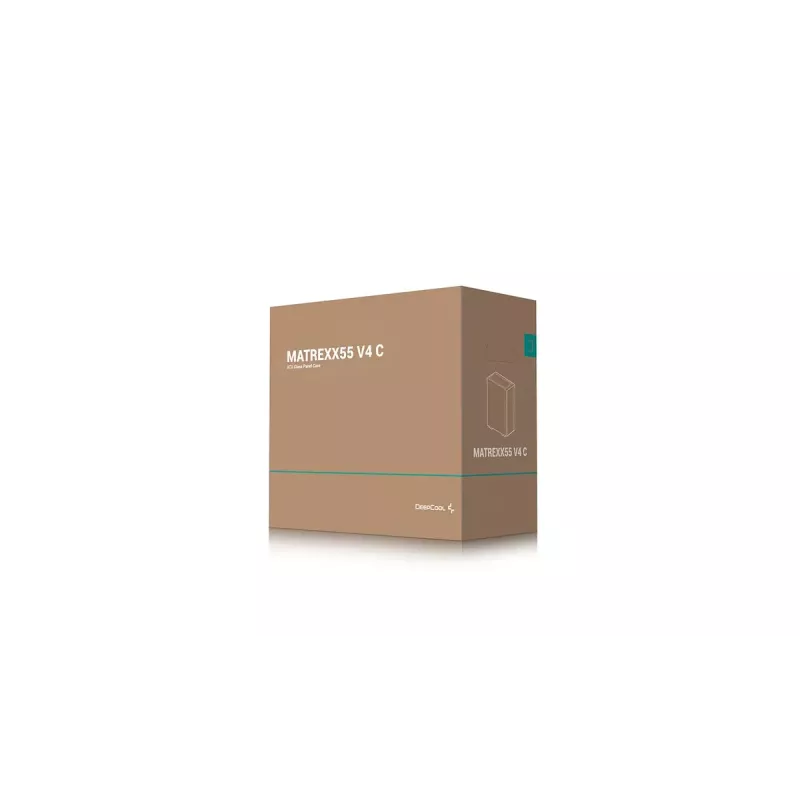 DeepCool MATREXX 55 V4 C R-MATREXX55-BCADA4-G-4 Midi Tower pc-behuizing, gehard glas, ATX/Micro-ATX/Mini-ITX, zwart