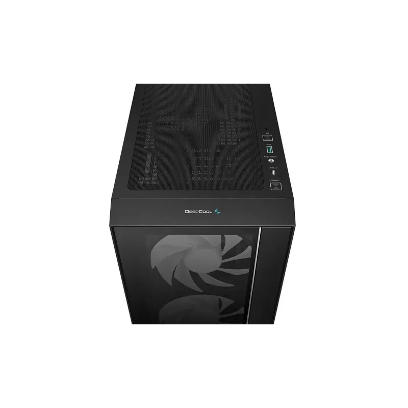 DeepCool MATREXX 55 V4 C R-MATREXX55-BCADA4-G-4 Midi Tower pc-behuizing, gehard glas, ATX/Micro-ATX/Mini-ITX, zwart