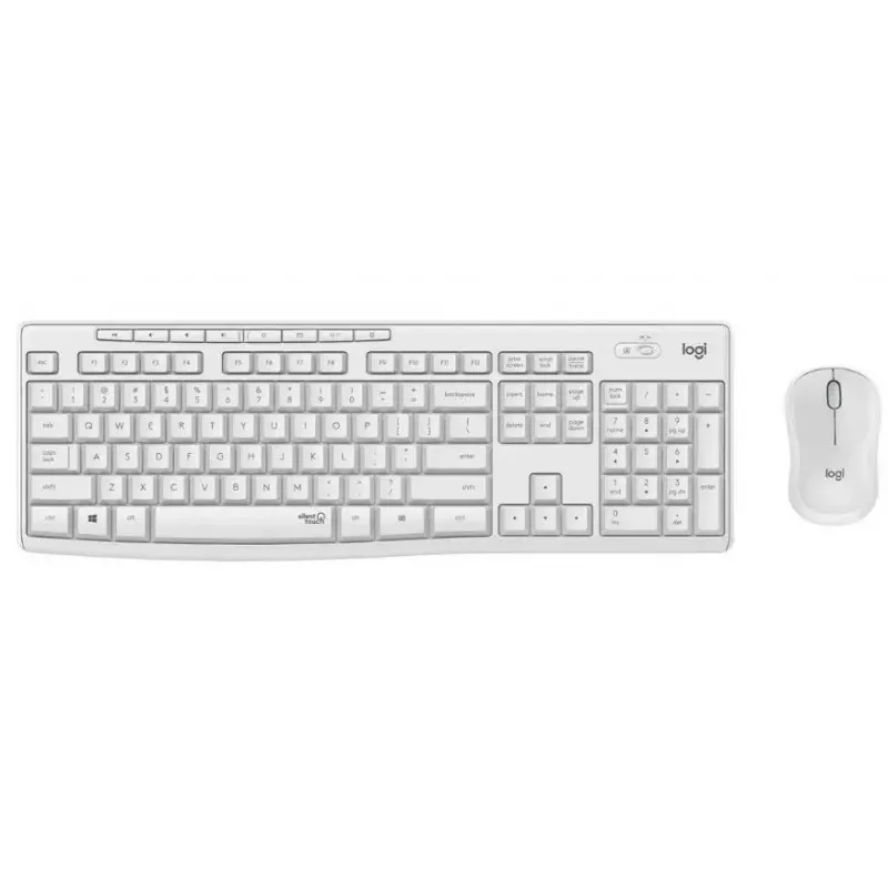 Logitech MK295 Silent Wireless Combo toetsenbord RF draadloos QWERTY US International wit