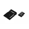 MicroSDXC flashgeheugen GOODRAM 128GB UHS‑I Class 10 (lezen 100 MB/s, schrijven 10 MB/s) met SD-adapter