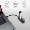 Miniatuur metalen USB-C 3.2 Gen 1 hub AXAGON HUE-M1C