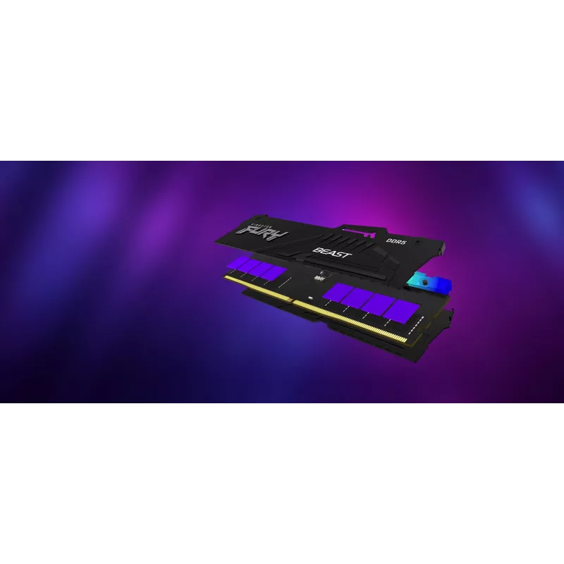 Kingston Technology FURY Beast 64GB 6000MT/s DDR5 CL36 DIMM (set van 2) RGB