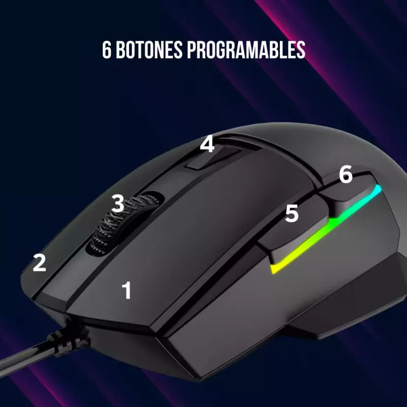 Muis Lorgar Jetter 357 gaming optisch rechtshandig