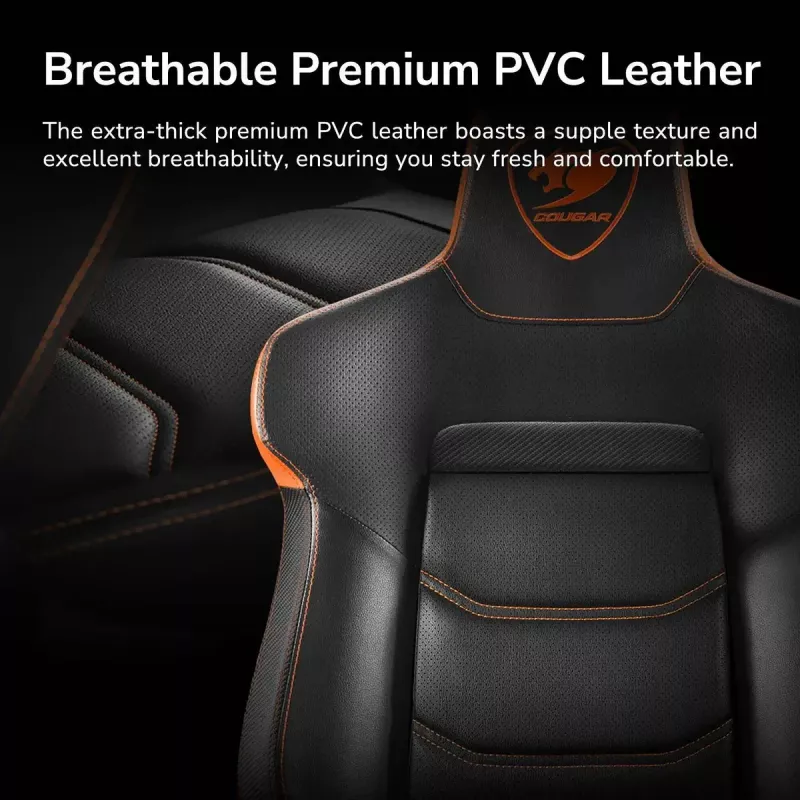 COUGAR Armor Evo CGR-EVO universele gamingstoel gevoerde zitting zwart, oranje