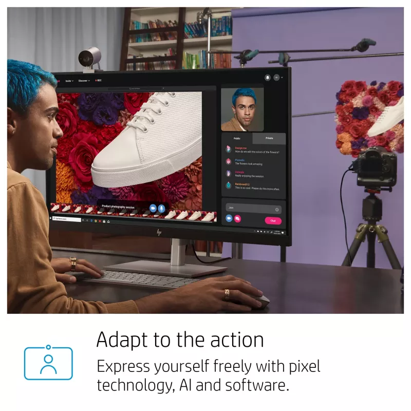 HP 950 4K-webcam, 3840 x 2160 pixels, Full HD, 30 fps, 1x, auto, auto