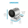 HP 950 4K-webcam, 3840 x 2160 pixels, Full HD, 30 fps, 1x, auto, auto