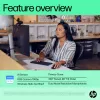 HP 625 FHD-webcam, 4 MP, 1920 x 1080 pixel, Full HD, zakelijk, USB, zwart