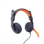 Headset Logitech Zone Learn On Ear 3,5mm jack