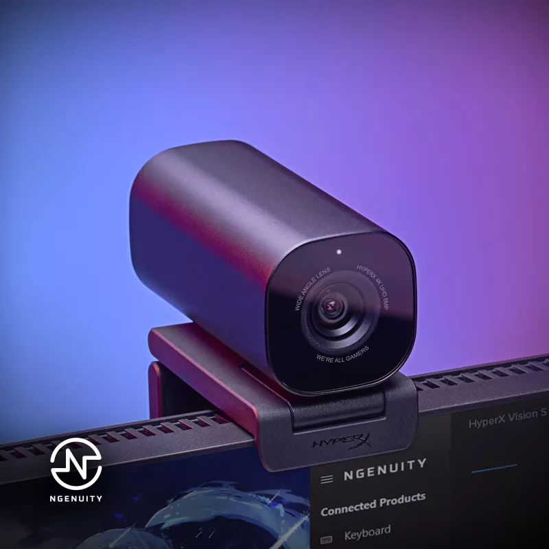 HyperX Vision S 75X30AA webcam, zwenken/kantelen