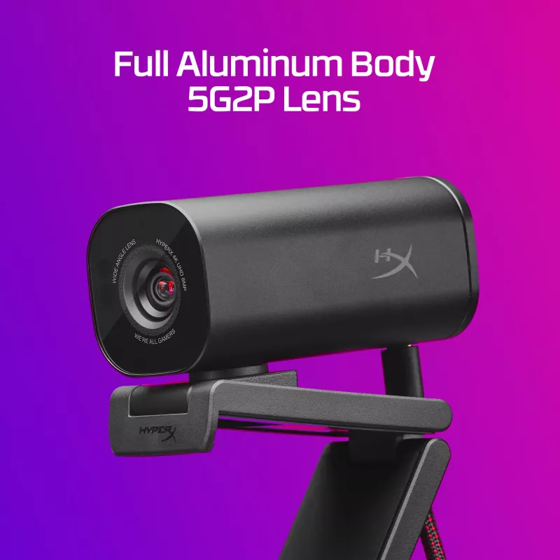 HyperX Vision S 75X30AA webcam, zwenken/kantelen