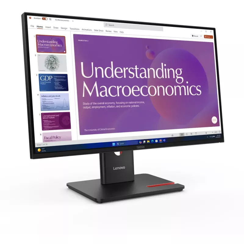 Monitor Lenovo ThinkVision T24D-40 23,8 inch LCD Full HD 1920 x 1080
