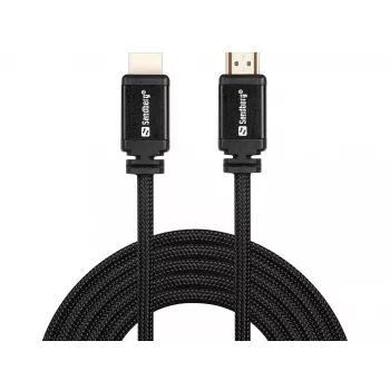 Sandberg HDMI 2.0-kabel 19M-19M, 2 m, HDMI Type A (standaard), HDMI Type A (standaard), zwart