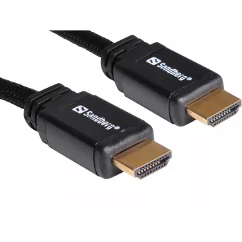 Sandberg HDMI 2.0-kabel 19M-19M, 2 m, HDMI Type A (standaard), HDMI Type A (standaard), zwart