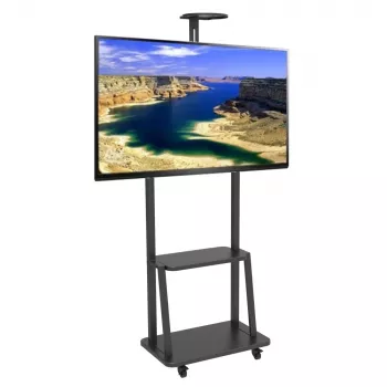Techly ICA-TR33 bewegwijzeringsdisplayhouder 177,8 cm (70 inch) zwart