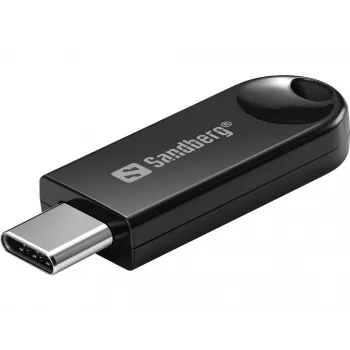 Draadloze USB-C Bluetooth 5.3-dongle SANDBERG 136-69 voor pc's en laptops