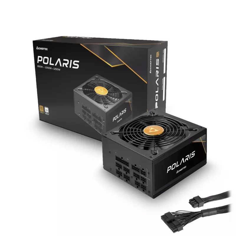 Chieftec Polaris PPS-850FC pc-voeding 850 W 20+4 pin ATX ATX zwart