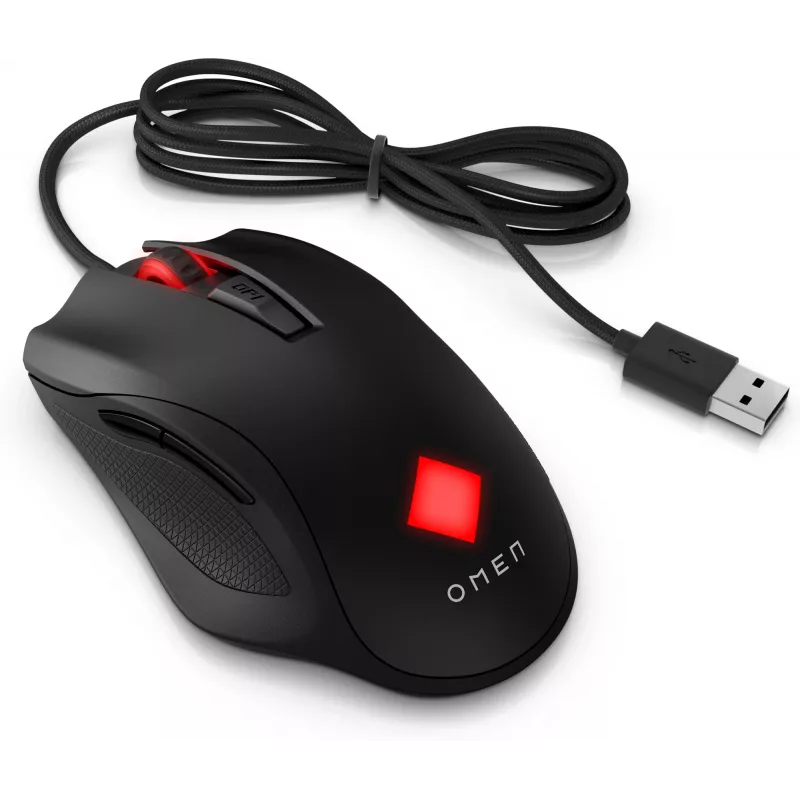 HP OMEN Vector muis, rechtshandig, IR-LED, USB Type-A, 16000 DPI, 1 ms, zwart