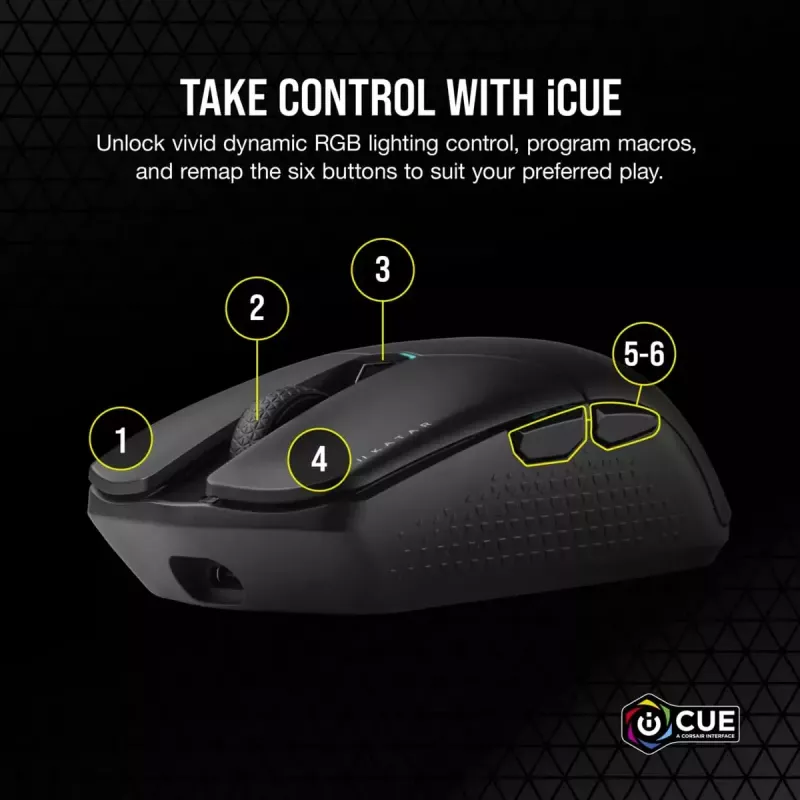 Gaming-muis Corsair KATAR ELITE Wireless