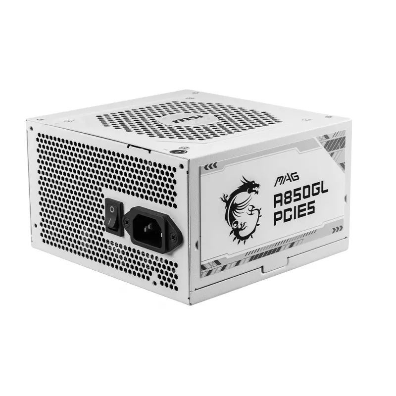 MSI MAG A850GL PCIE5 WHITE voeding 850 W 20+4 pin ATX ATX