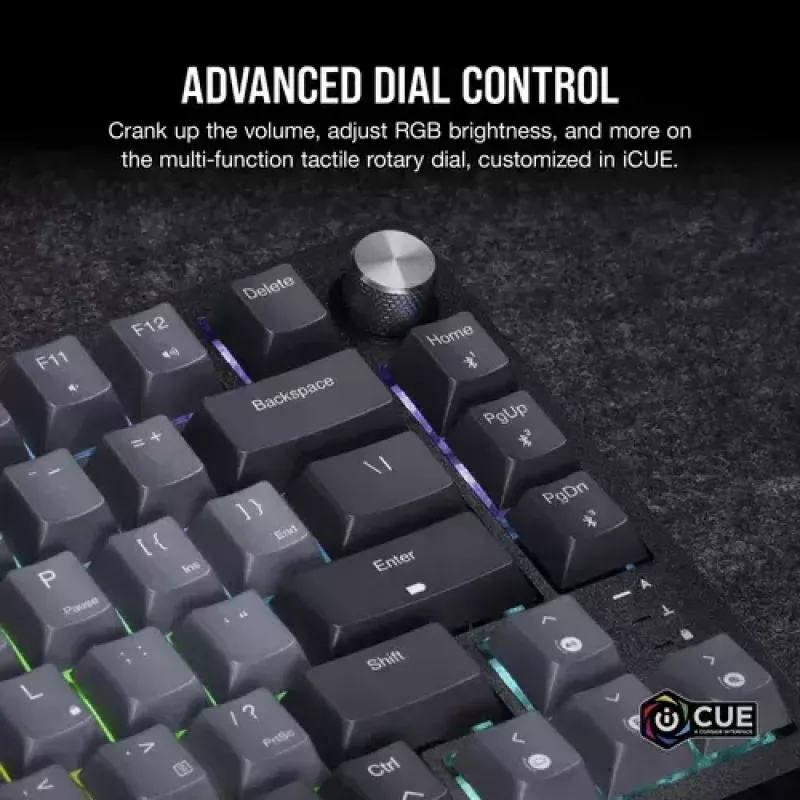 Mechanisch gaming-toetsenbord Corsair K65 PLUS WIRELESS RGB Wireless USB zwart
