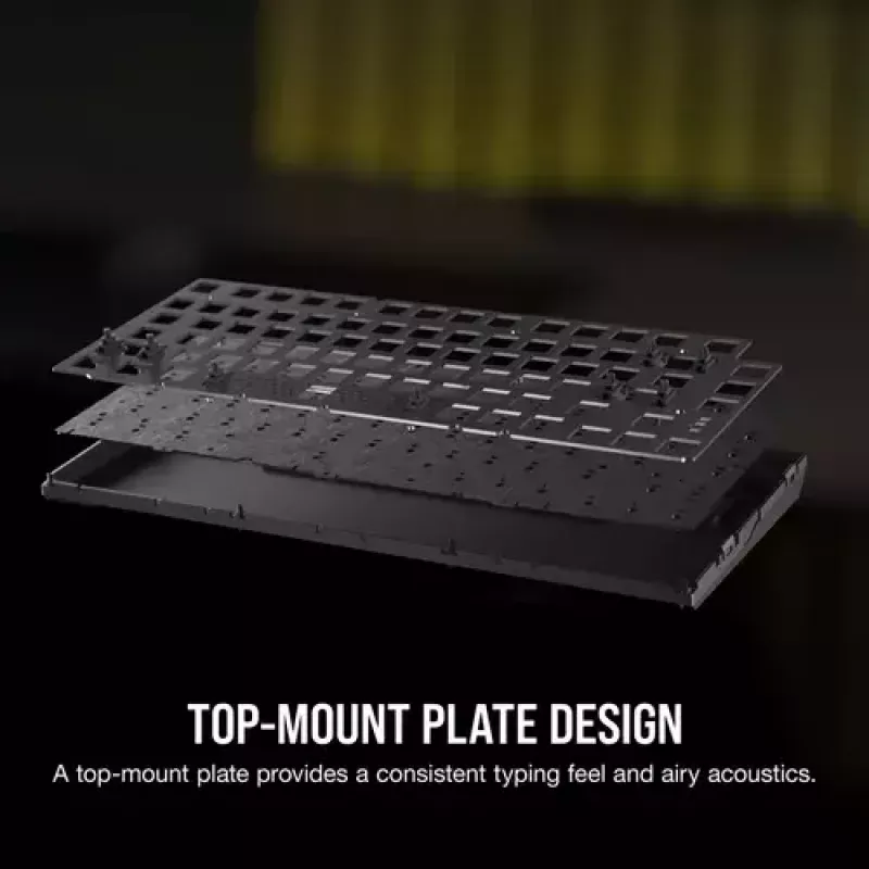 Mechanisch gaming-toetsenbord Corsair K65 PLUS WIRELESS RGB Wireless USB zwart