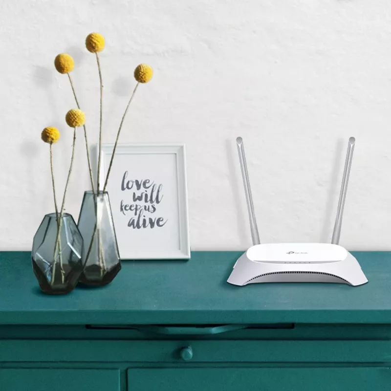 TP-Link TL-MR3420 WLAN-router Fast Ethernet Single-band (2,4 GHz) Zwart, Wit
