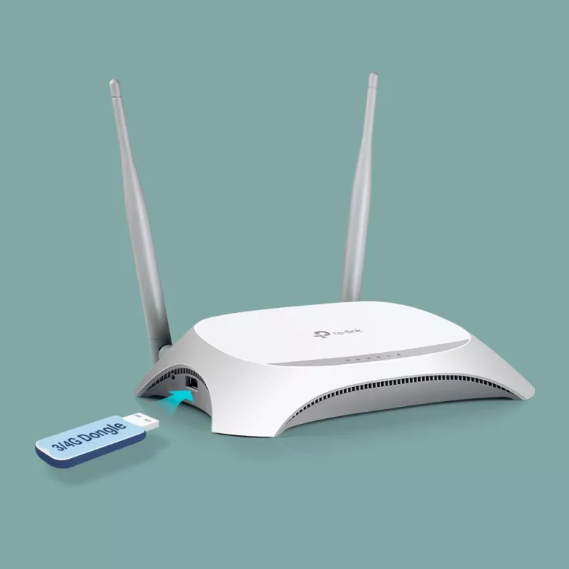 TP-Link TL-MR3420 WLAN-router Fast Ethernet Single-band (2,4 GHz) Zwart, Wit