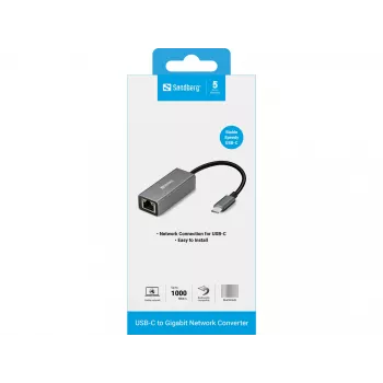 Netwerkadapter Sandberg USB-C Gigabit 136-04