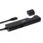 CLUB3D USB-C 7-in-1 hub HDMI 4K60Hz SD TF-kaartslot 2x USB Type-A USB Type-C PD RJ45 werkt met Thunderbolt 3