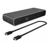 ICY BOX IB-DK8801-TB4 bedraad Thunderbolt 4 antraciet, zwart