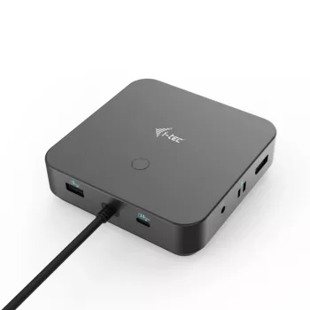 i-tec USB-C HDMI dual DP dockingstation met Power Delivery 100 W