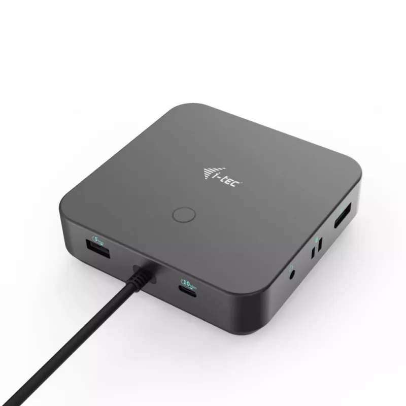 i-tec USB-C HDMI dual DP dockingstation met Power Delivery 100 W