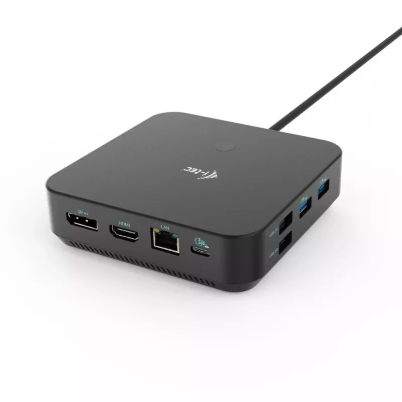 i-tec USB-C HDMI dual DP dockingstation met Power Delivery 100 W
