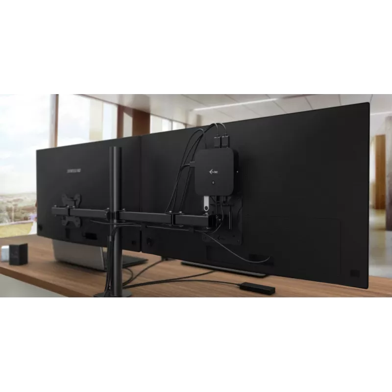 i-tec USB-C HDMI dual DP dockingstation met Power Delivery 100 W