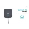 i-tec USB-C HDMI dual DP dockingstation met Power Delivery 100 W