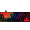 HyperX rubberen keycaps - gaming-accessoireset - rood (US-layout)