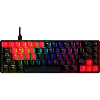 HyperX rubberen keycaps - gaming-accessoireset - rood (US-layout)