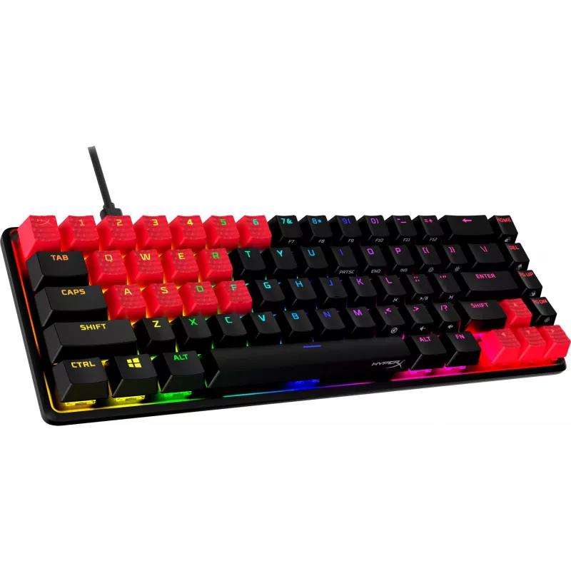 HyperX rubberen keycaps - gaming-accessoireset - rood (US-layout)