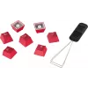 HyperX rubberen keycaps - gaming-accessoireset - rood (US-layout)