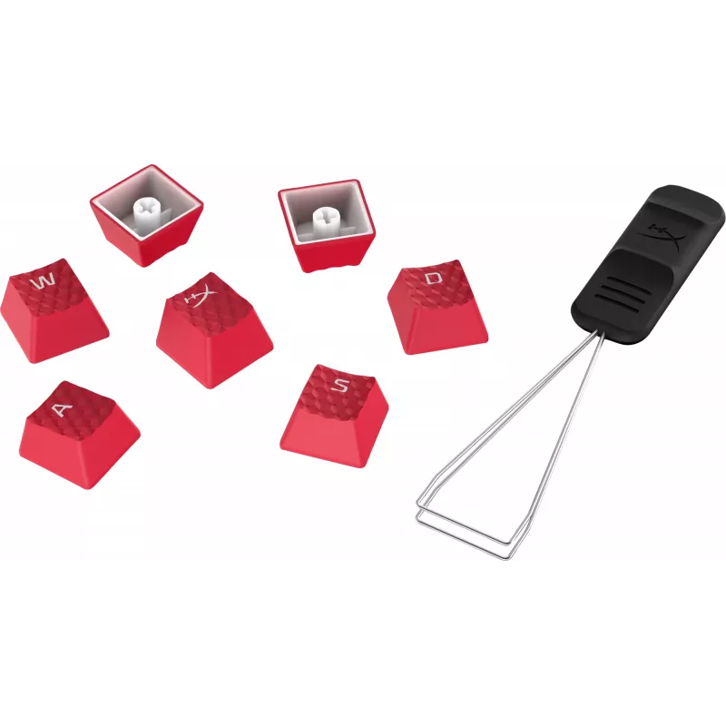 HyperX rubberen keycaps - gaming-accessoireset - rood (US-layout)