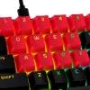 HyperX rubberen keycaps - gaming-accessoireset - rood (US-layout)