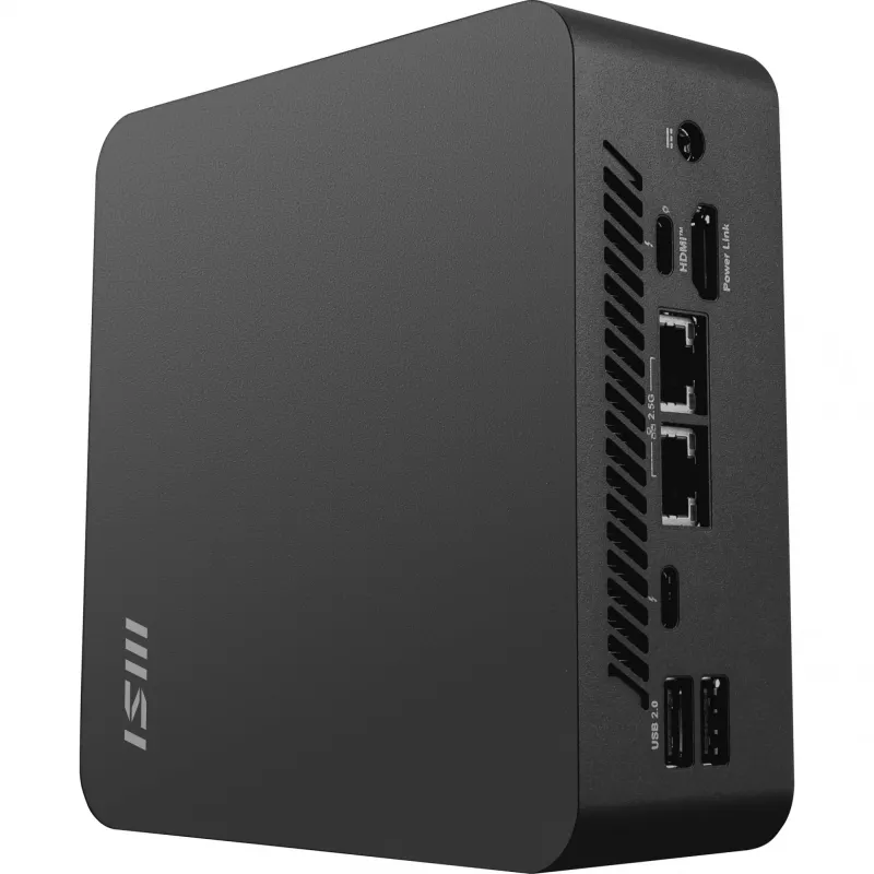 MSI Cubi NUC AI+ 2MG-007EU Copilot+ PC Intel Core Ultra 9 288V 32 GB LPDDR5x-SDRAM 1 TB SSD Windows 11 Pro Mini-pc Zwart