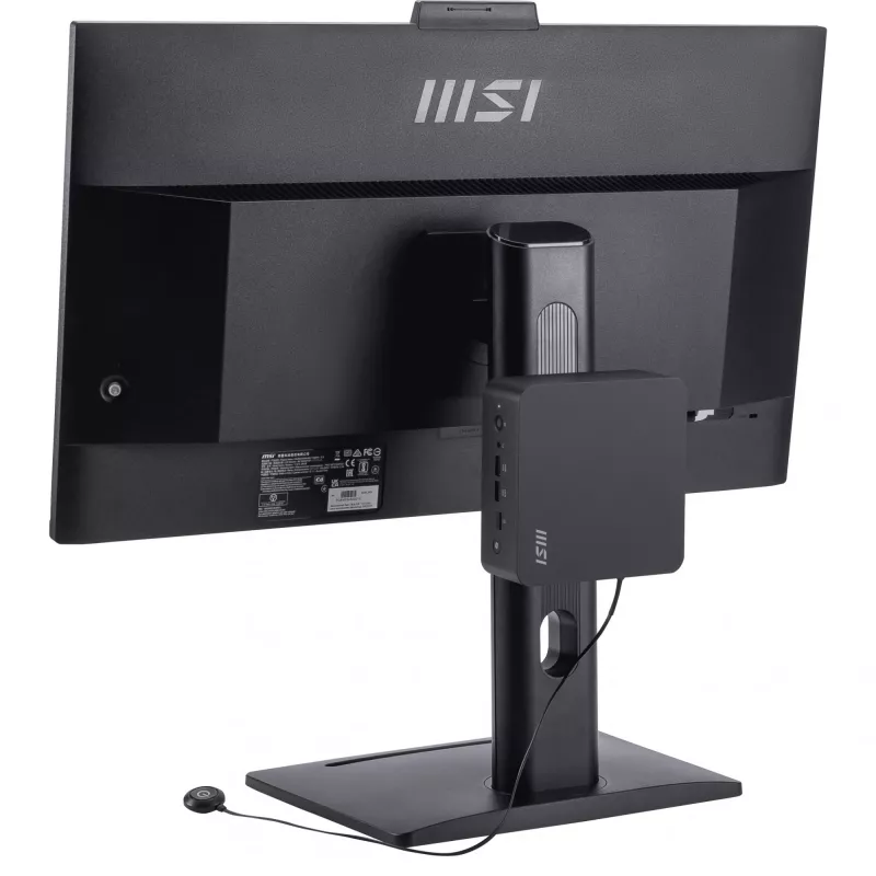 MSI Cubi NUC AI+ 2MG-007EU Copilot+ PC Intel Core Ultra 9 288V 32 GB LPDDR5x-SDRAM 1 TB SSD Windows 11 Pro Mini-pc Zwart
