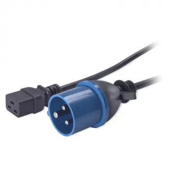 APC stroomkabel, C19 naar IEC309 16A, 2,5m, 2,5 m, IEC 309, C19-koppeling, 90 - 250 V, 16 A