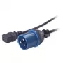 APC stroomkabel, C19 naar IEC309 16A, 2,5m, 2,5 m, IEC 309, C19-koppeling, 90 - 250 V, 16 A