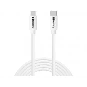 Sandberg USB-C USB-C 65W 2M SAVER, 2 m, USB-C, USB-C, USB 2.0, wit