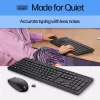 Draadloze muis-en-toetsenbordset HP 230 Full-Size zwart