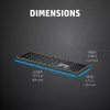 HP 975 Dual-Mode draadloos toetsenbord Full-size mechanisch QWERTY