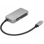 Sandberg USB-C Multi Card Reader Pro, CF, MMC, MicroSD (TransFlash), SD, SDHC, SDXC, xD, zwart, USB 3.2 Gen 1 (3.1 Gen 1) Type-C, 1 stuk, 82 mm, 23 mm