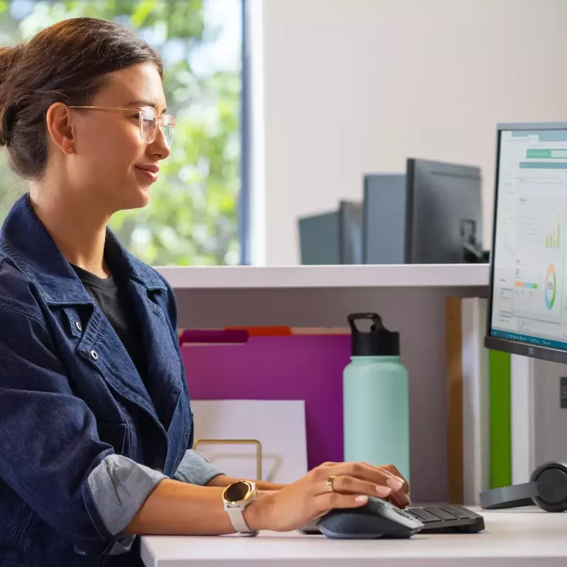 Toetsenbord-muiscombinatie Logitech MX Keys Combo for Business Gen 2
